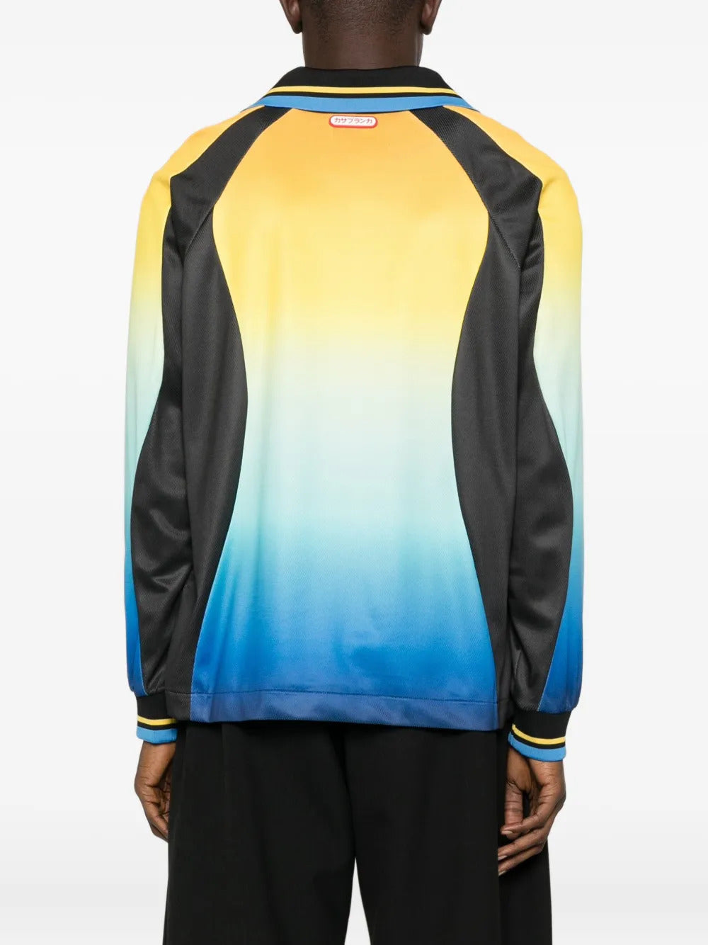 CASABLANCA Gradient Long Sleeve Football T-Shirt