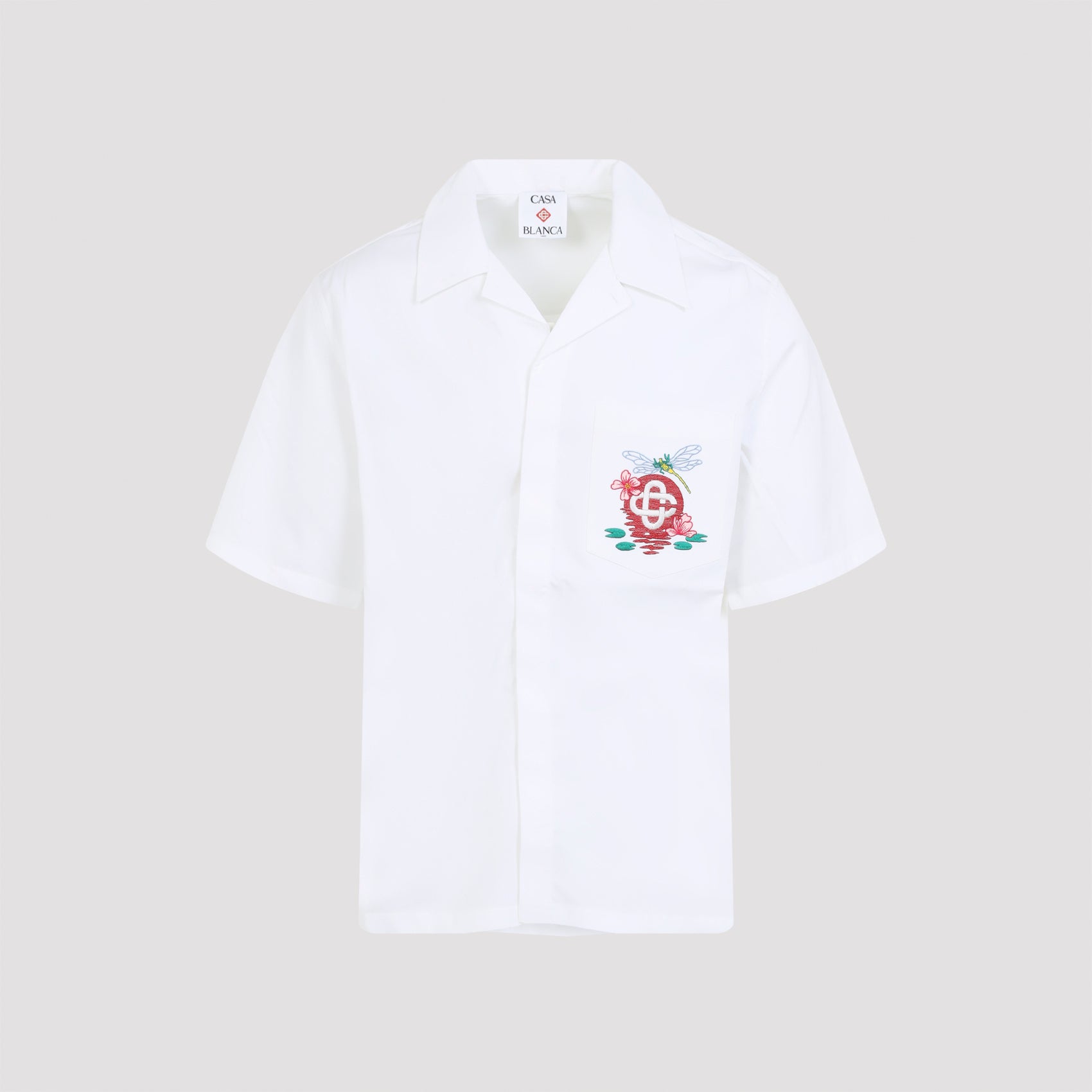 CASABLANCA Cuban Collar Shirt for Men - FW25 Collection