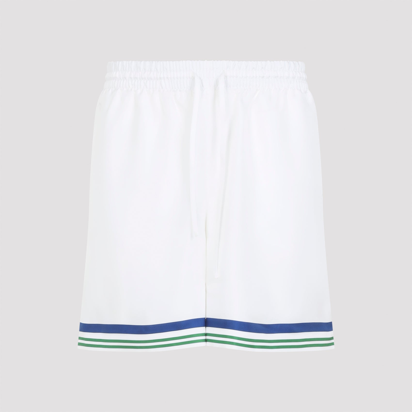 CASABLANCA Men's Silk Drawstring Shorts - Fall/Winter 2025