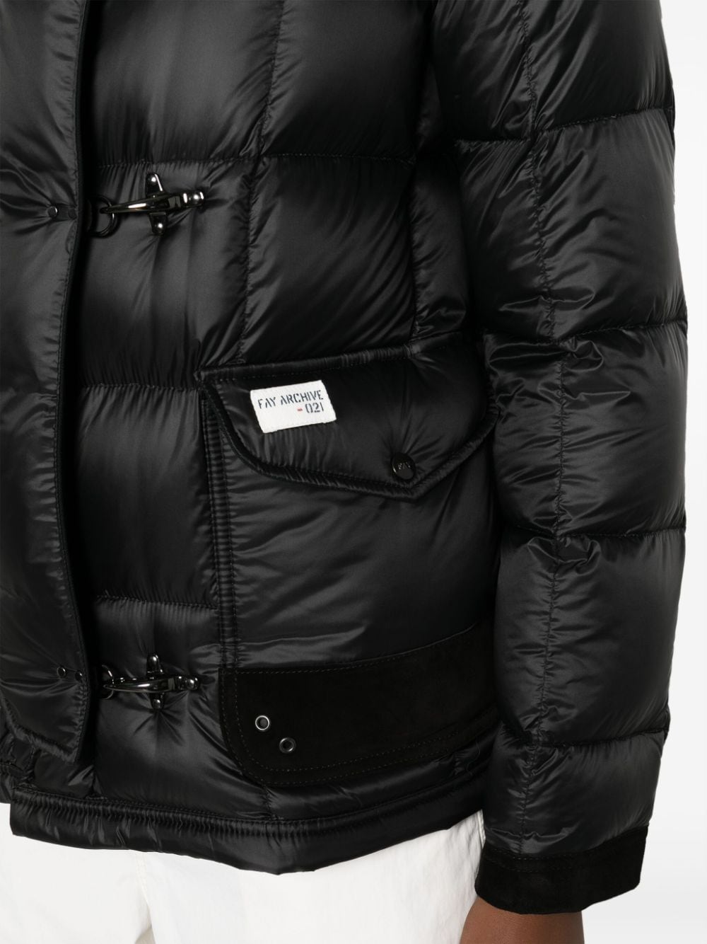 FAY Classic Collar Quilted Down Jacket for Women