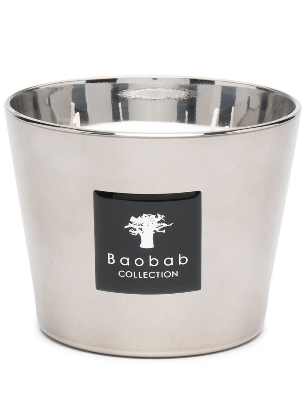 BAOBAB COLLECTION Platinum Metallic Scented Candle