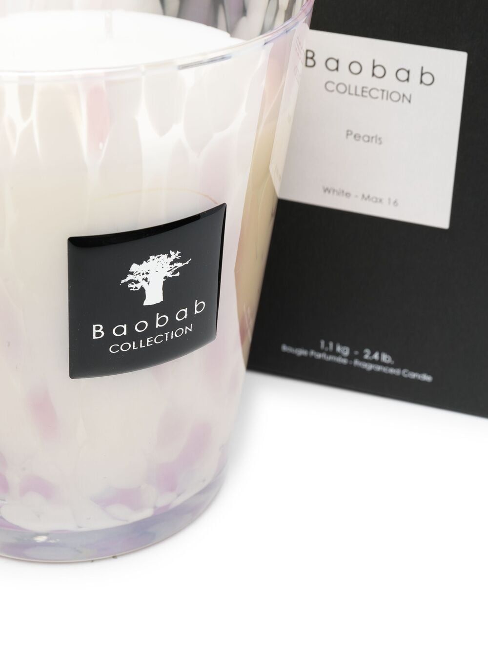 BAOBAB COLLECTION Pearls Max 16 Scented Candle - Perfect for Gifting