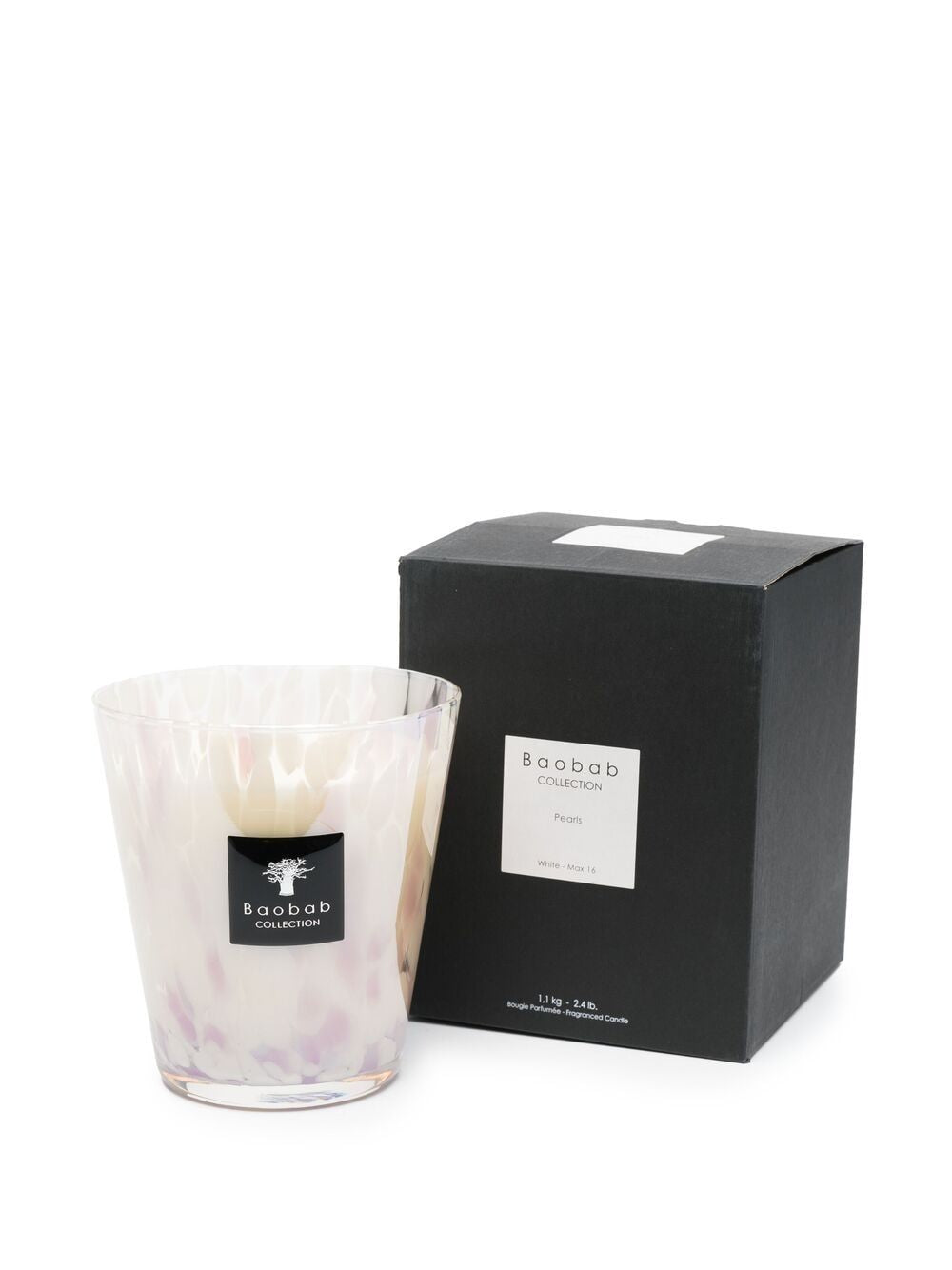 BAOBAB COLLECTION Pearls Max 16 Scented Candle - Perfect for Gifting