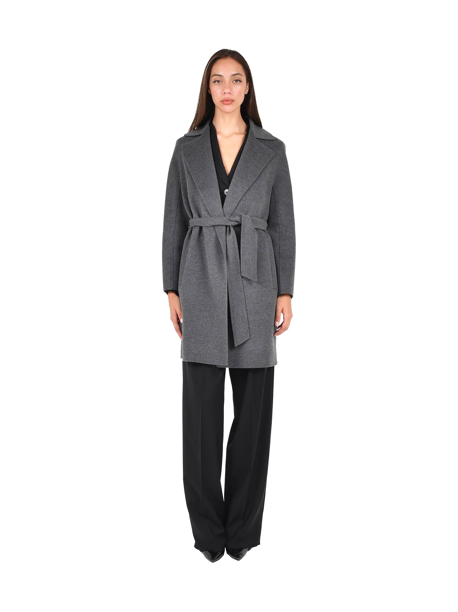 MAX MARA Midi Wrap Jacket with Belt for Women
