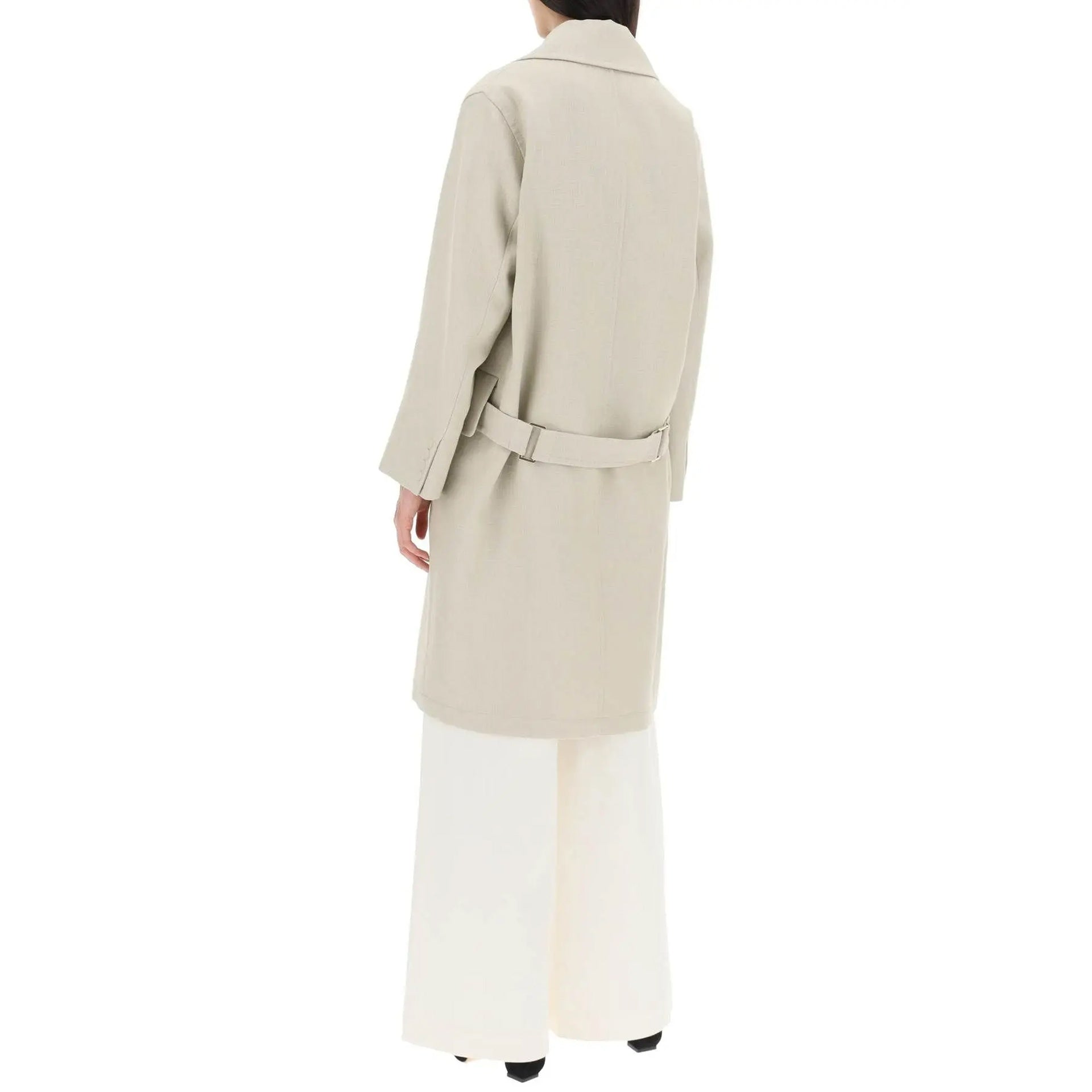 MAX MARA Double-Breasted Linen Jacket for Women