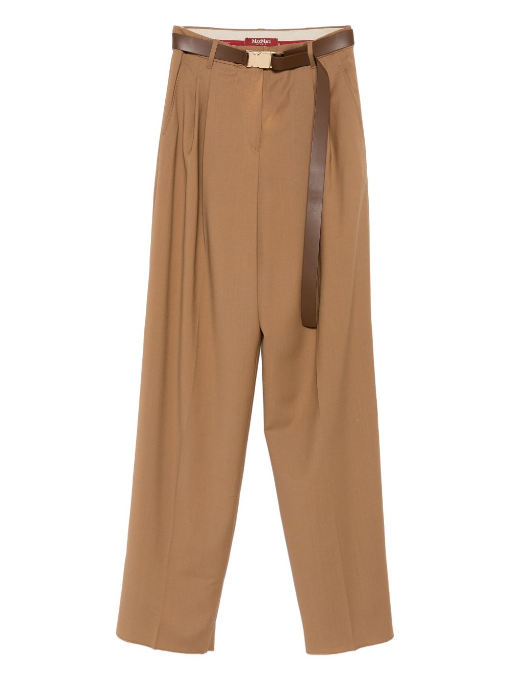 MAX MARA Chic Waist Belt Trousers for Women - FW25