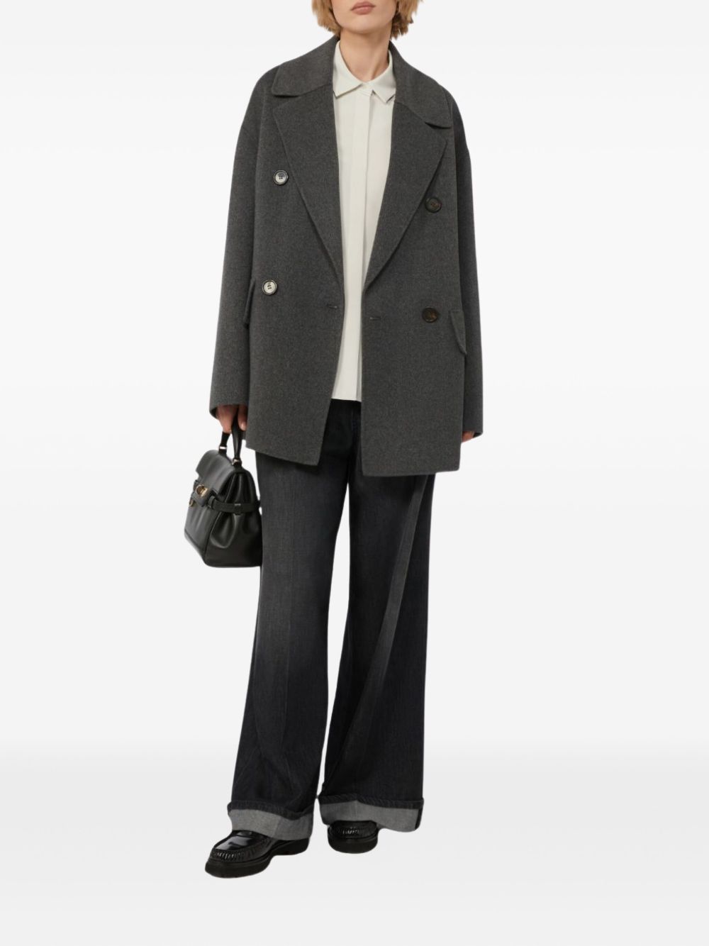 MAX MARA Straight Leg Cuffed Jeans