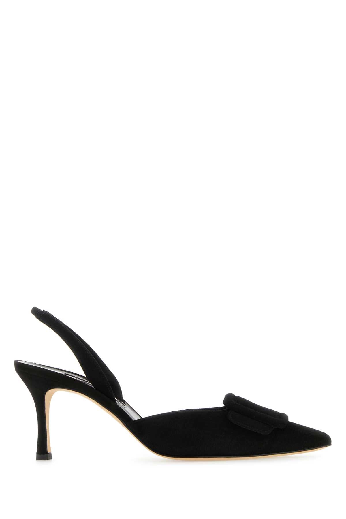 MANOLO BLAHNIK Chic Suede Maysli Pumps for Women