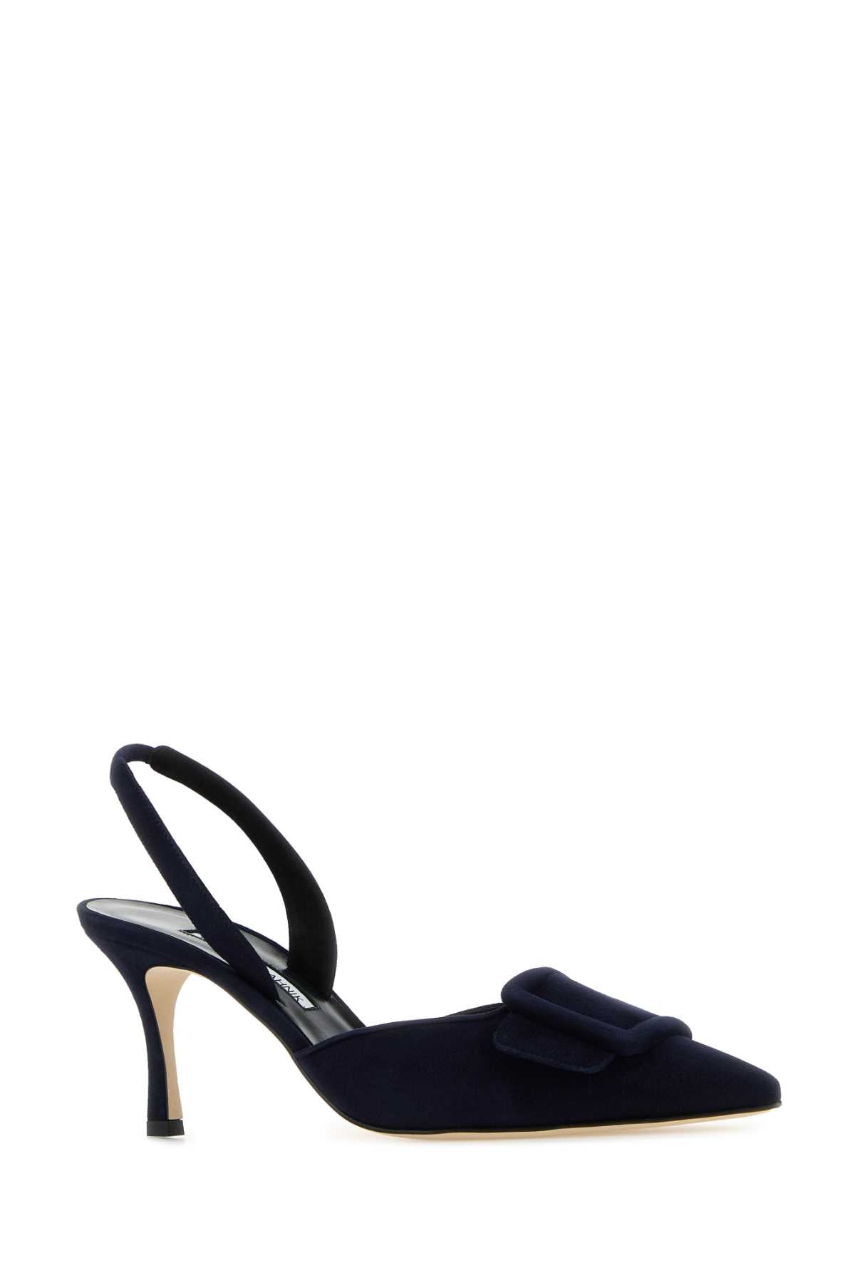 MANOLO BLAHNIK Stylish Suede Maysli Pumps for Women