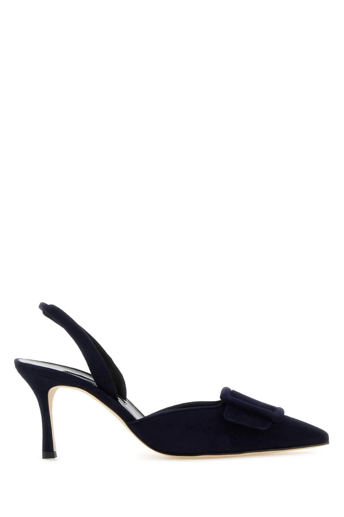 MANOLO BLAHNIK Stylish Suede Maysli Pumps for Women