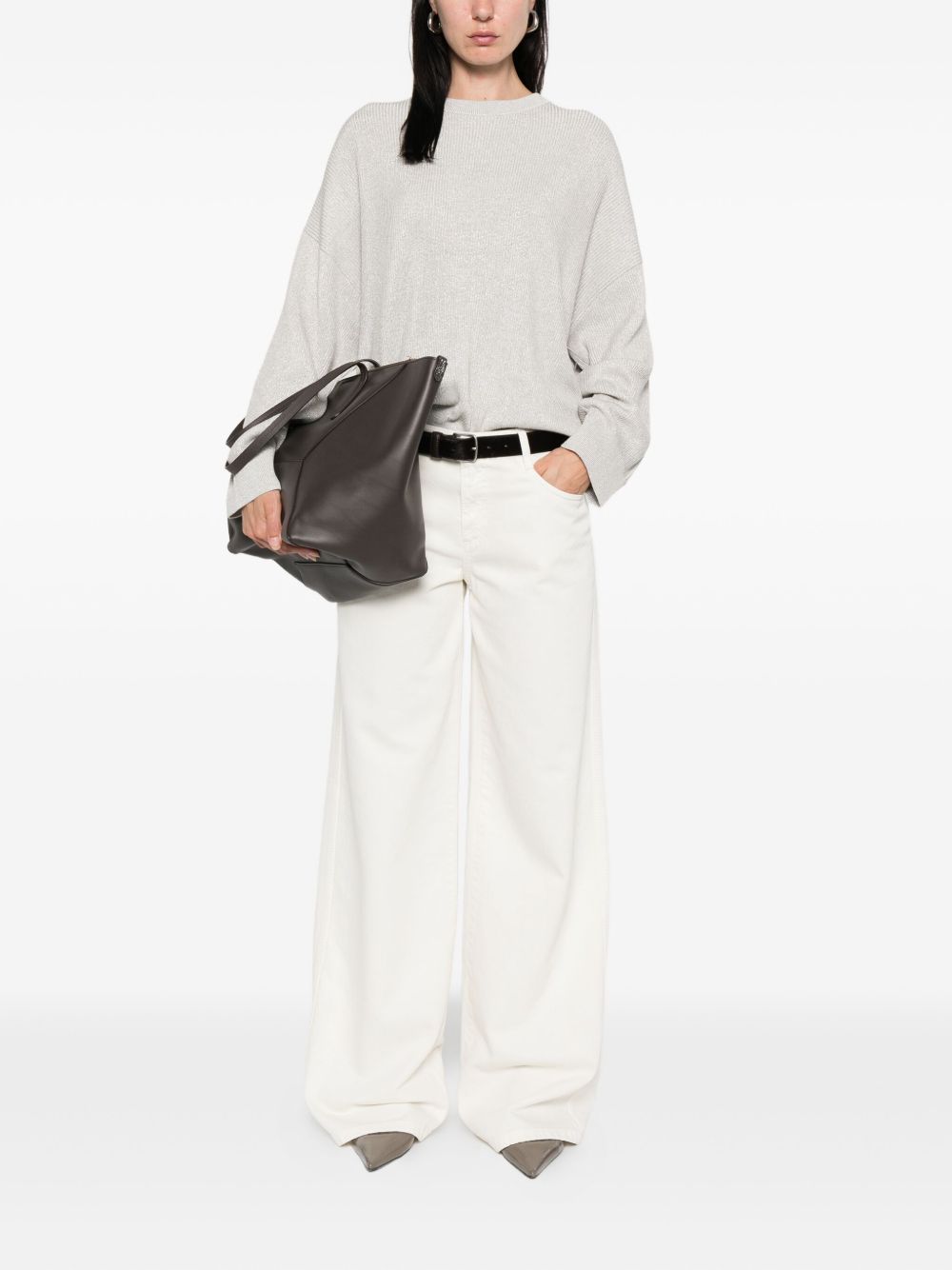 BRUNELLO CUCINELLI Cotton Crewneck Sweater - Women's