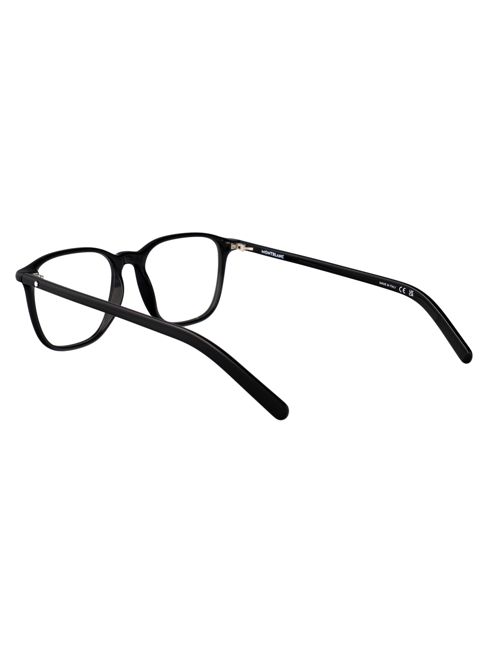 MONTBLANC Transparent Recycled Injected Acetate Glasses for Women