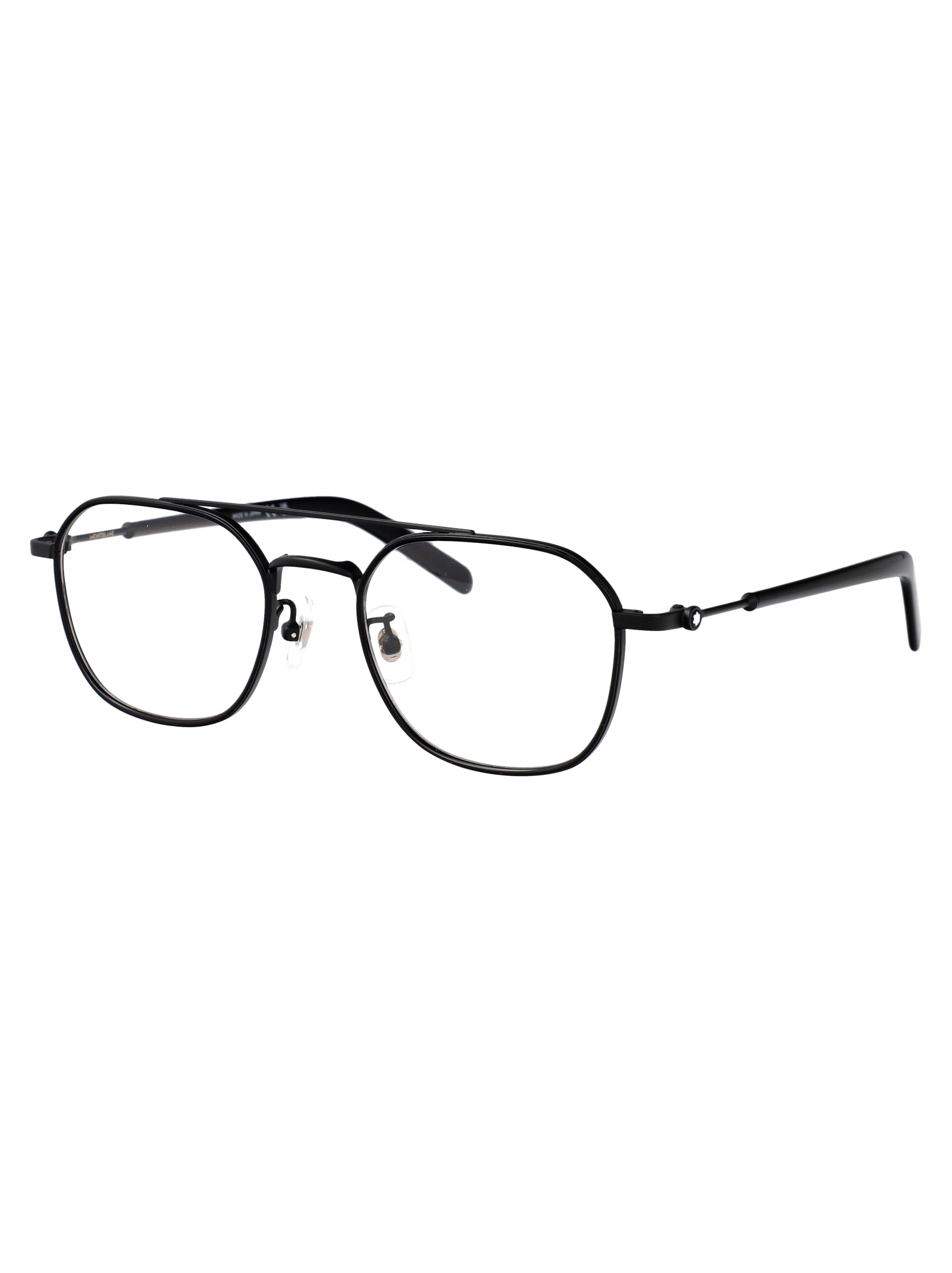 MONTBLANC Sophisticated Transparent Acetate Optical Glasses for Men