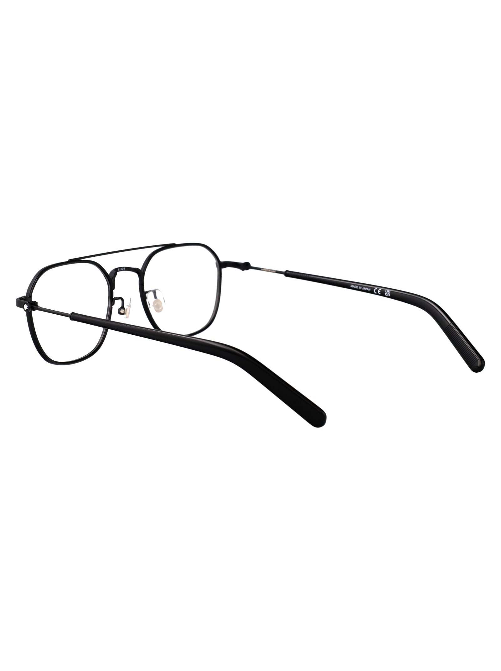 MONTBLANC Sophisticated Transparent Acetate Optical Glasses for Men