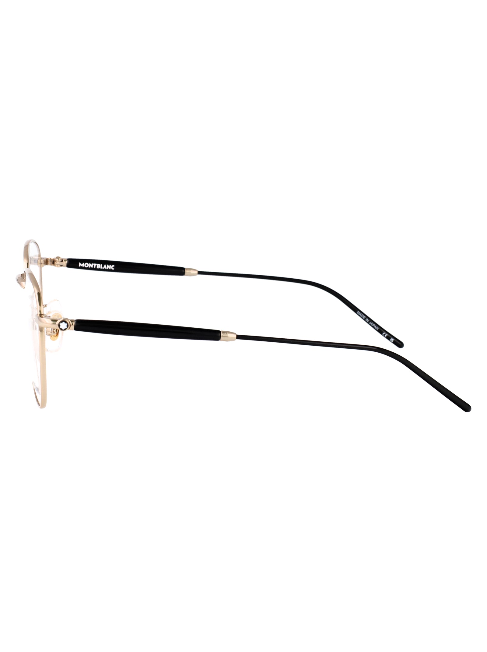 MONTBLANC Sleek Transparent Metal Optical Glasses for Women