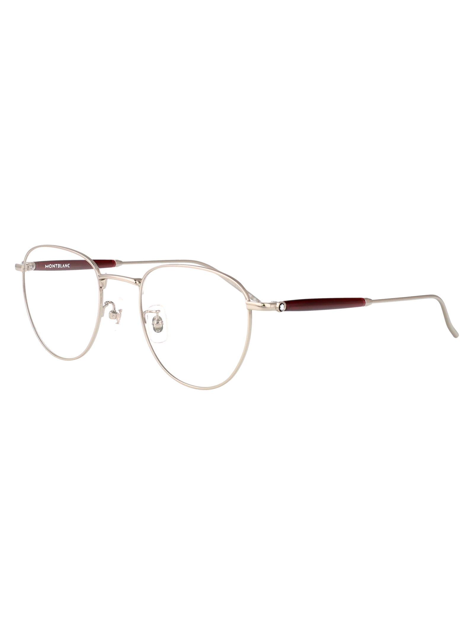MONTBLANC Stylish Transparent Metal Optical Glasses for Women