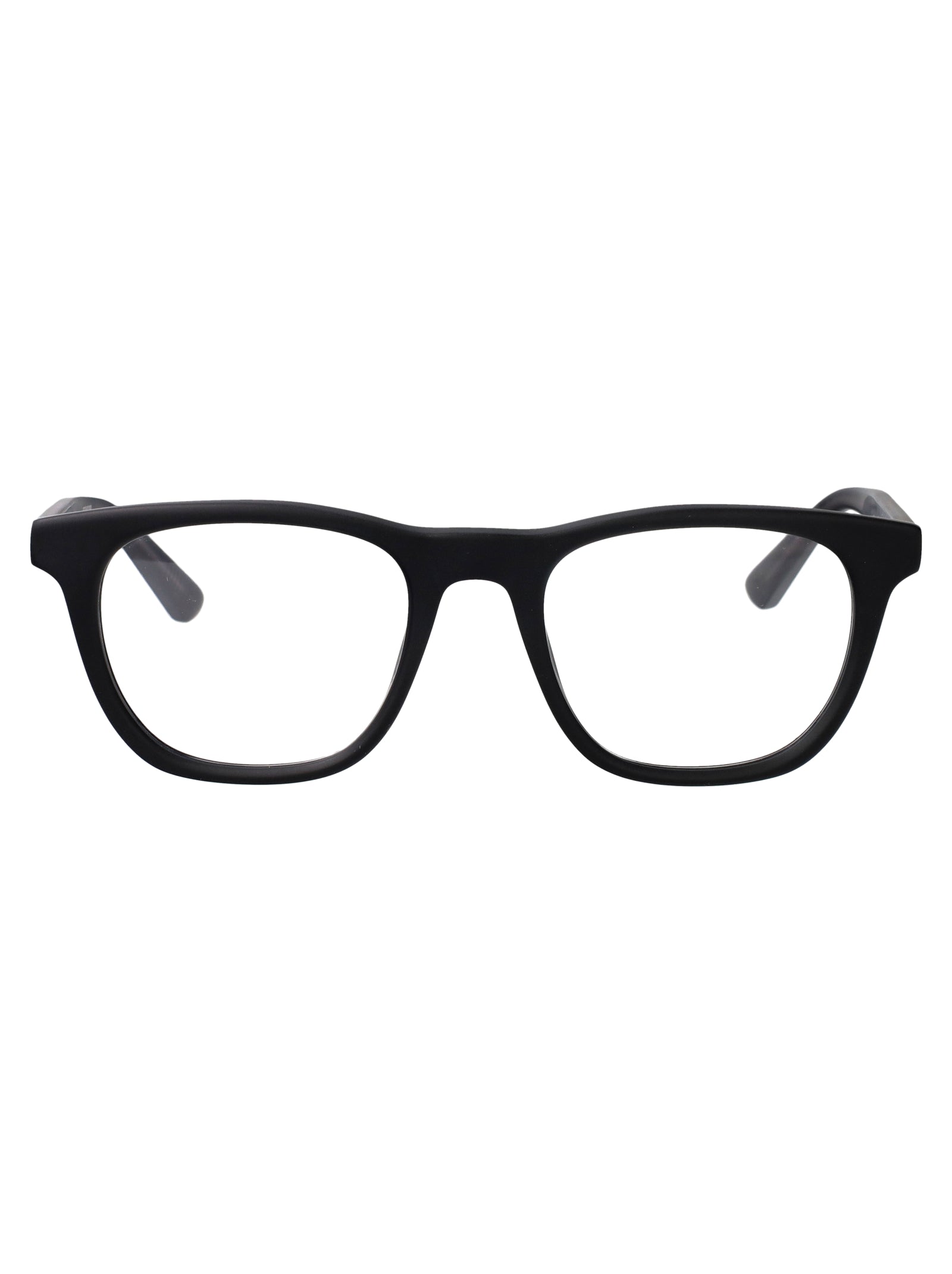MONTBLANC Sleek Transparent Recycled Acetate Glasses for Men