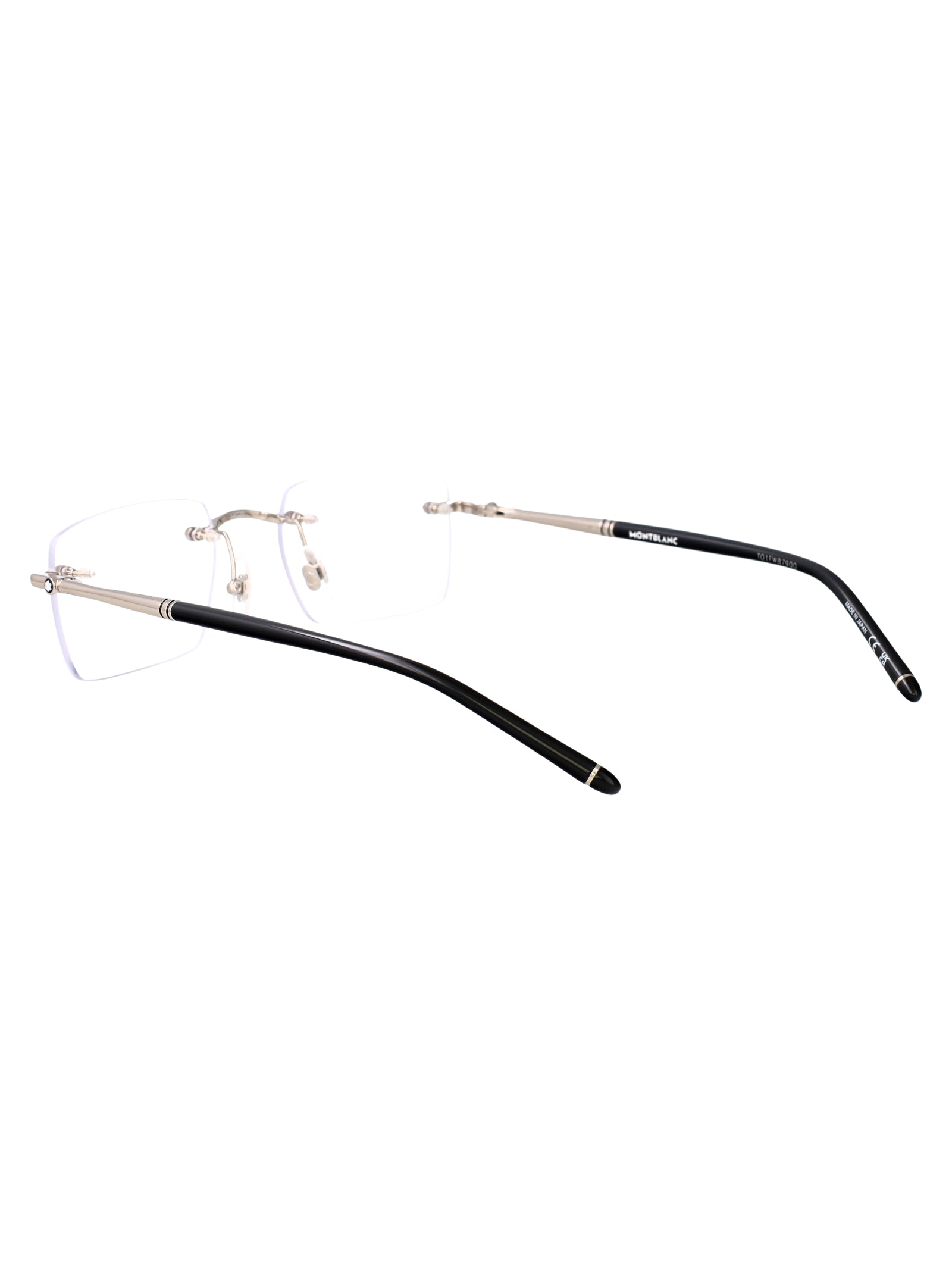 MONTBLANC Stylish Transparent Metal Glasses for Men