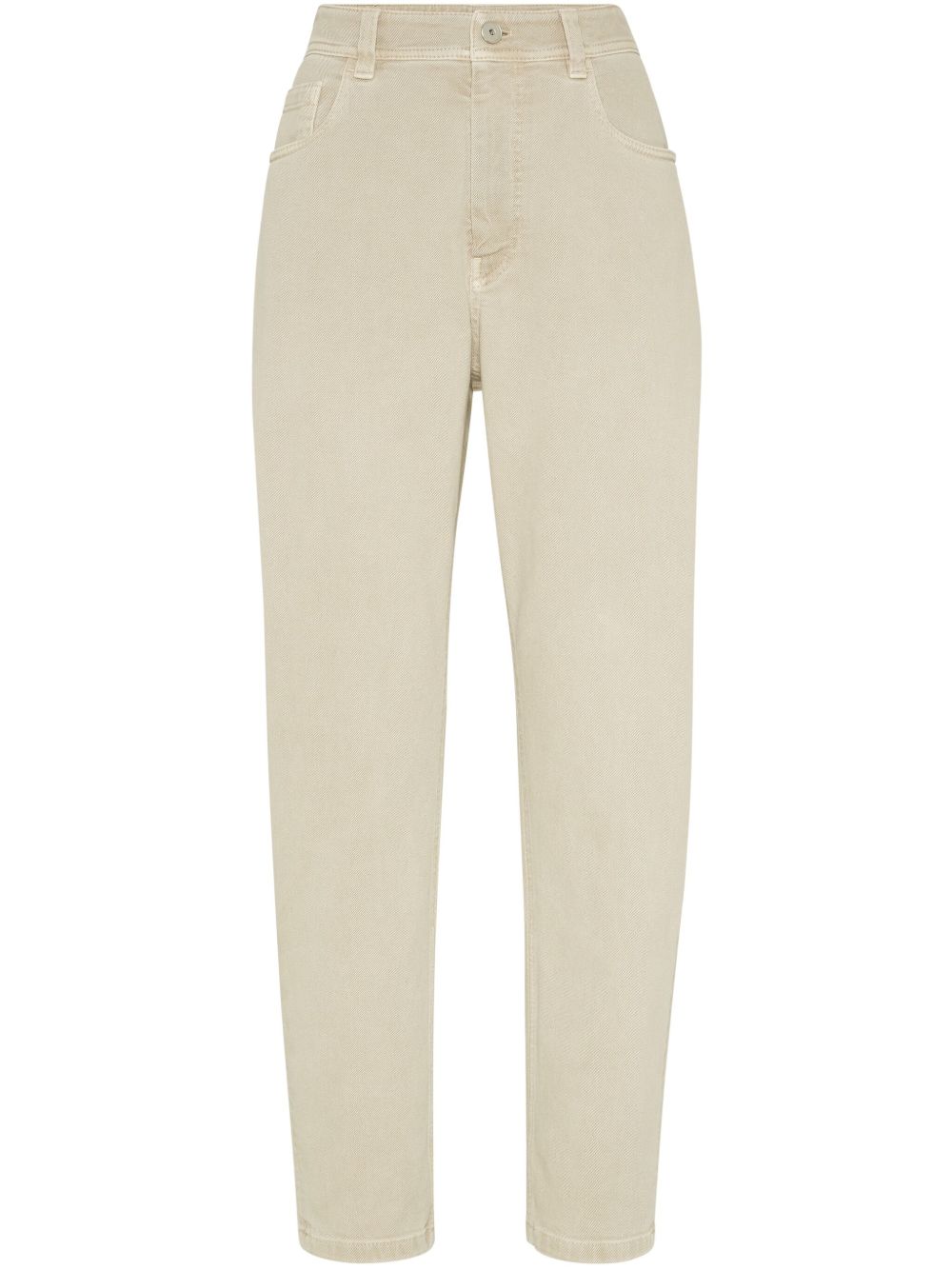 BRUNELLO CUCINELLI Stretch Cotton Blend Trousers for Women