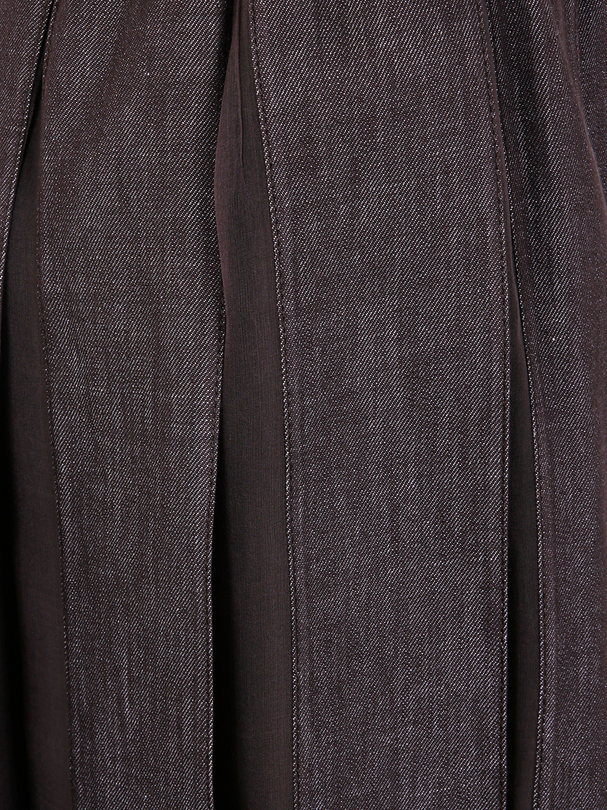 BRUNELLO CUCINELLI Pleated Denim Midi Skirt for Women