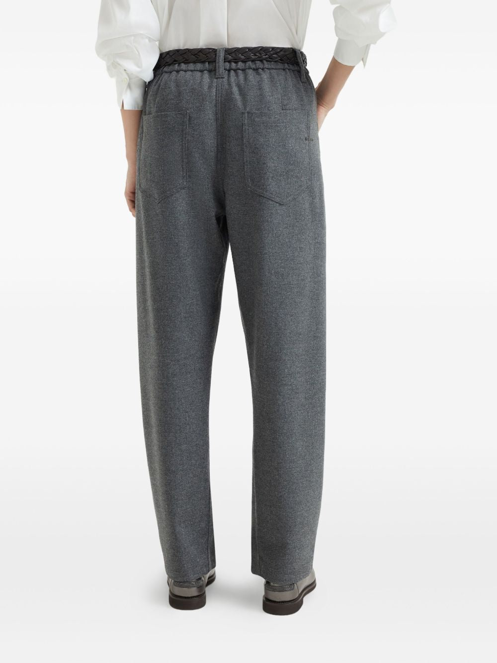 BRUNELLO CUCINELLI Luxurious Wool and Cashmere Pants for Women