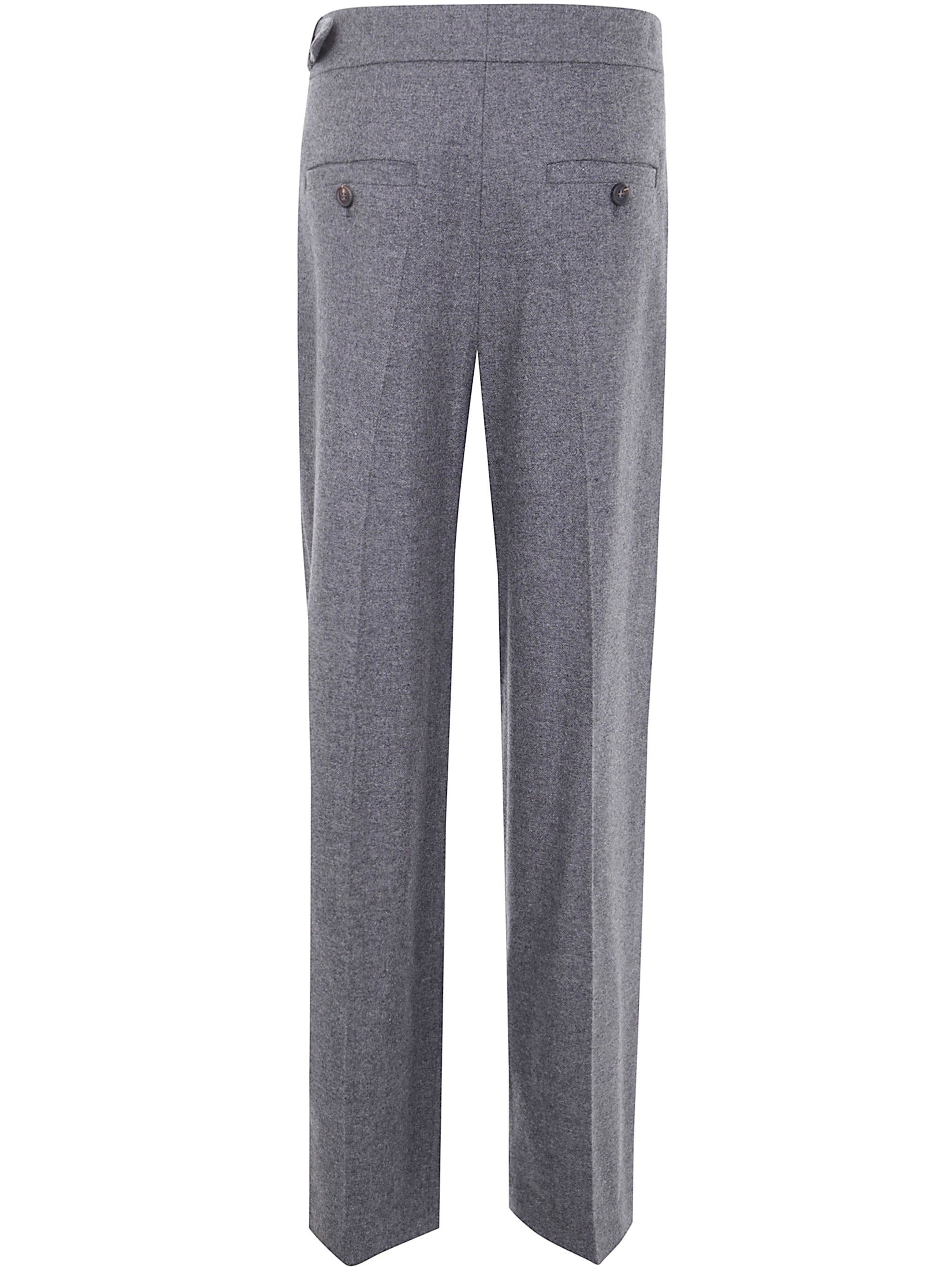 BRUNELLO CUCINELLI Wide Leg Wool & Cashmere Pants for Women