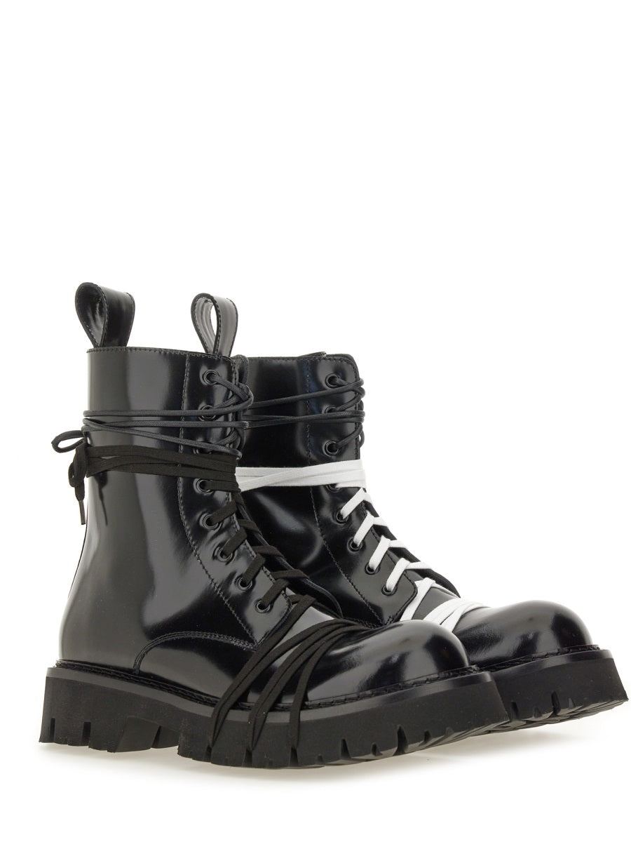 MOSCHINO COUTURE Men's Lace-Up Boot