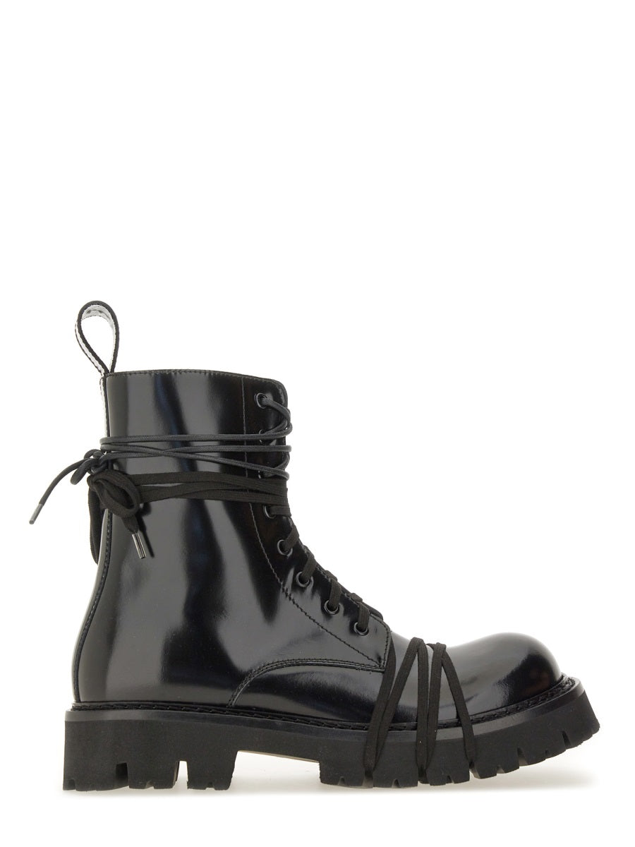 MOSCHINO COUTURE Men's Lace-Up Boot