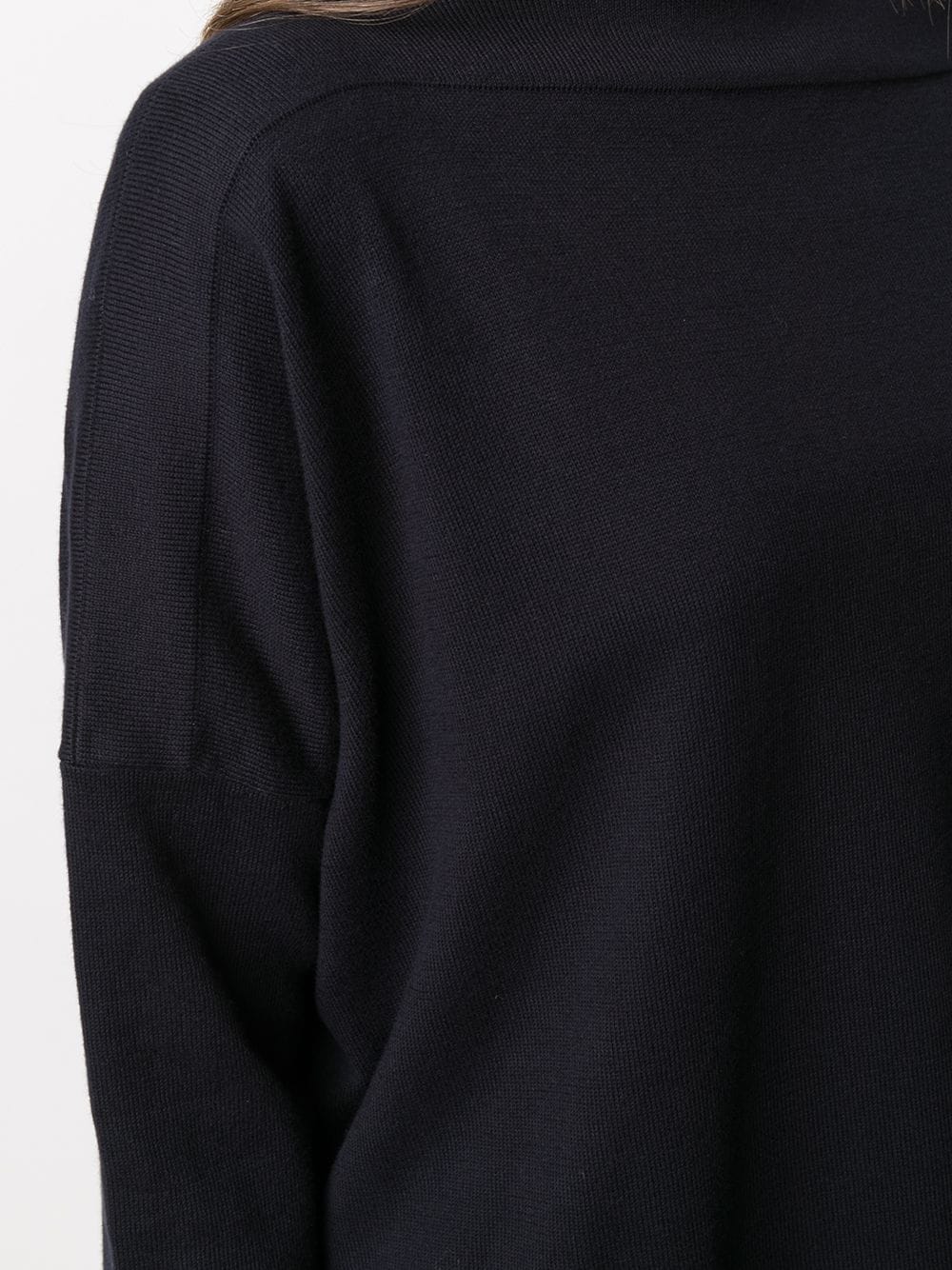 DANIELA GREGIS Cotton Boat-Neck Sweater with Flared Design - Women's