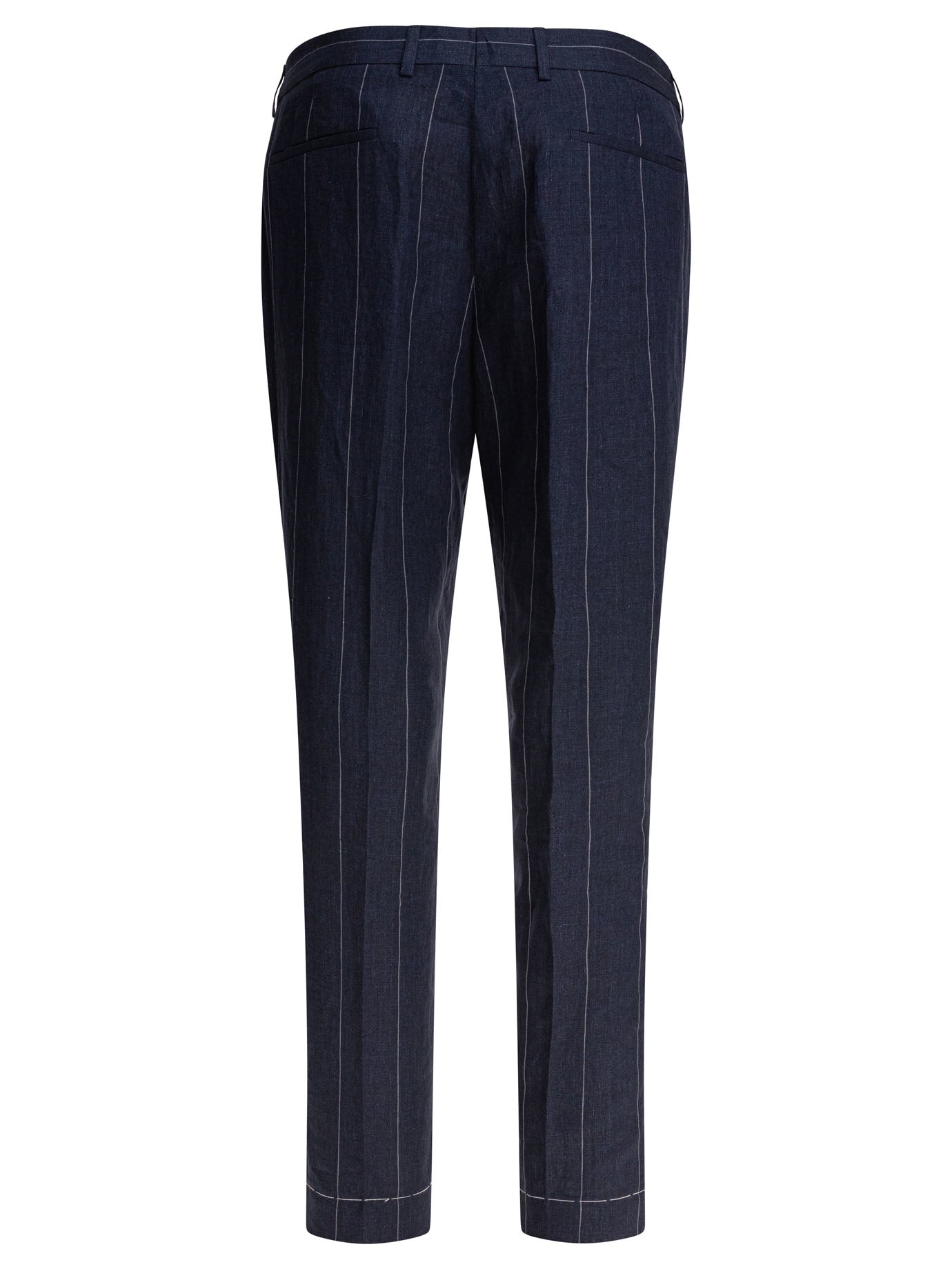 BRUNELLO CUCINELLI Lightweight Linen Trousers for Men