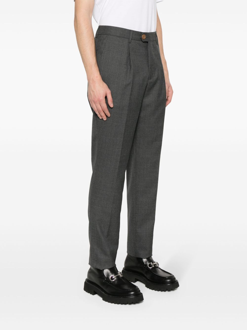 BRUNELLO CUCINELLI Classic Wool Trousers for Men