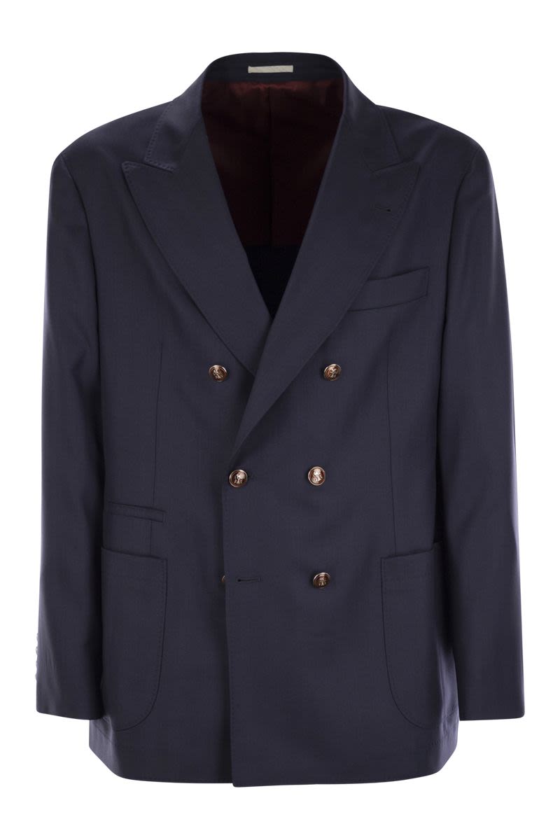 BRUNELLO CUCINELLI One-and-a-Half-Breasted Deconstructed Jacket