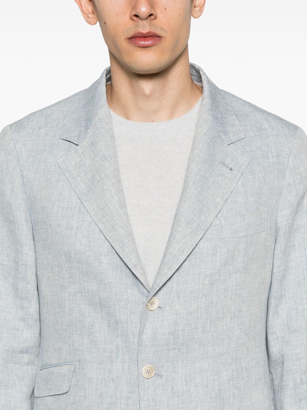 BRUNELLO CUCINELLI Linen Single-Breasted Suit