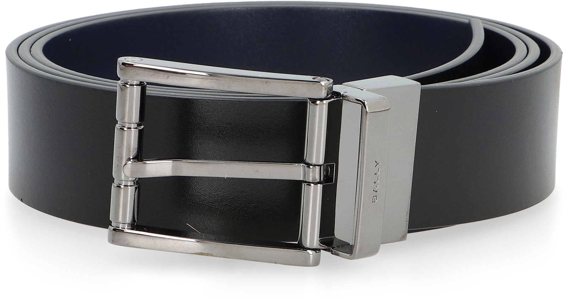 BALLY Reversible Leather Belt with 3.5 cm Height