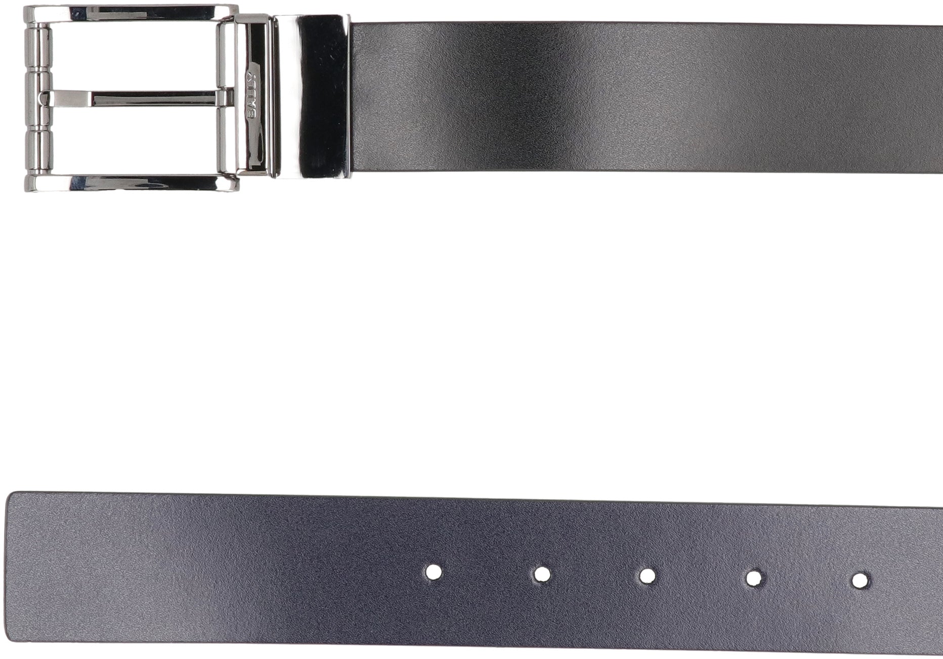 BALLY Reversible Leather Belt with 3.5 cm Height
