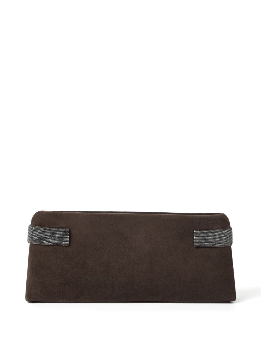 BRUNELLO CUCINELLI Suede Leather Clutch Handbag