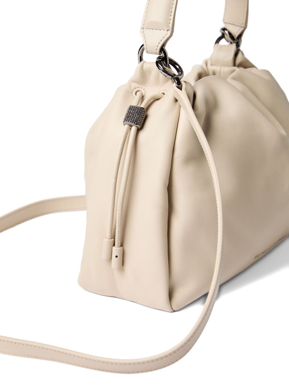 BRUNELLO CUCINELLI Mini Leather Bucket Handbag