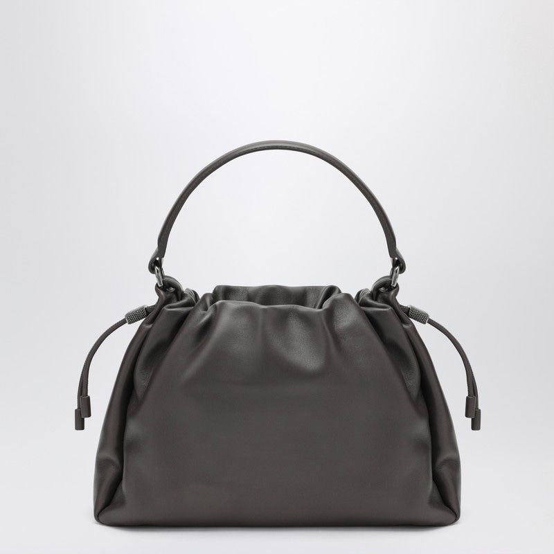 BRUNELLO CUCINELLI Mini Soft-Leather Drawstring Handbag