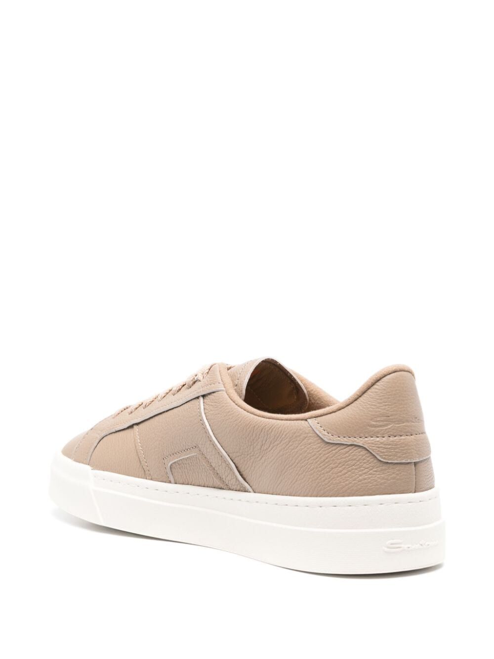 SANTONI Men's Premium Leather Sneakers - FW25 Collection