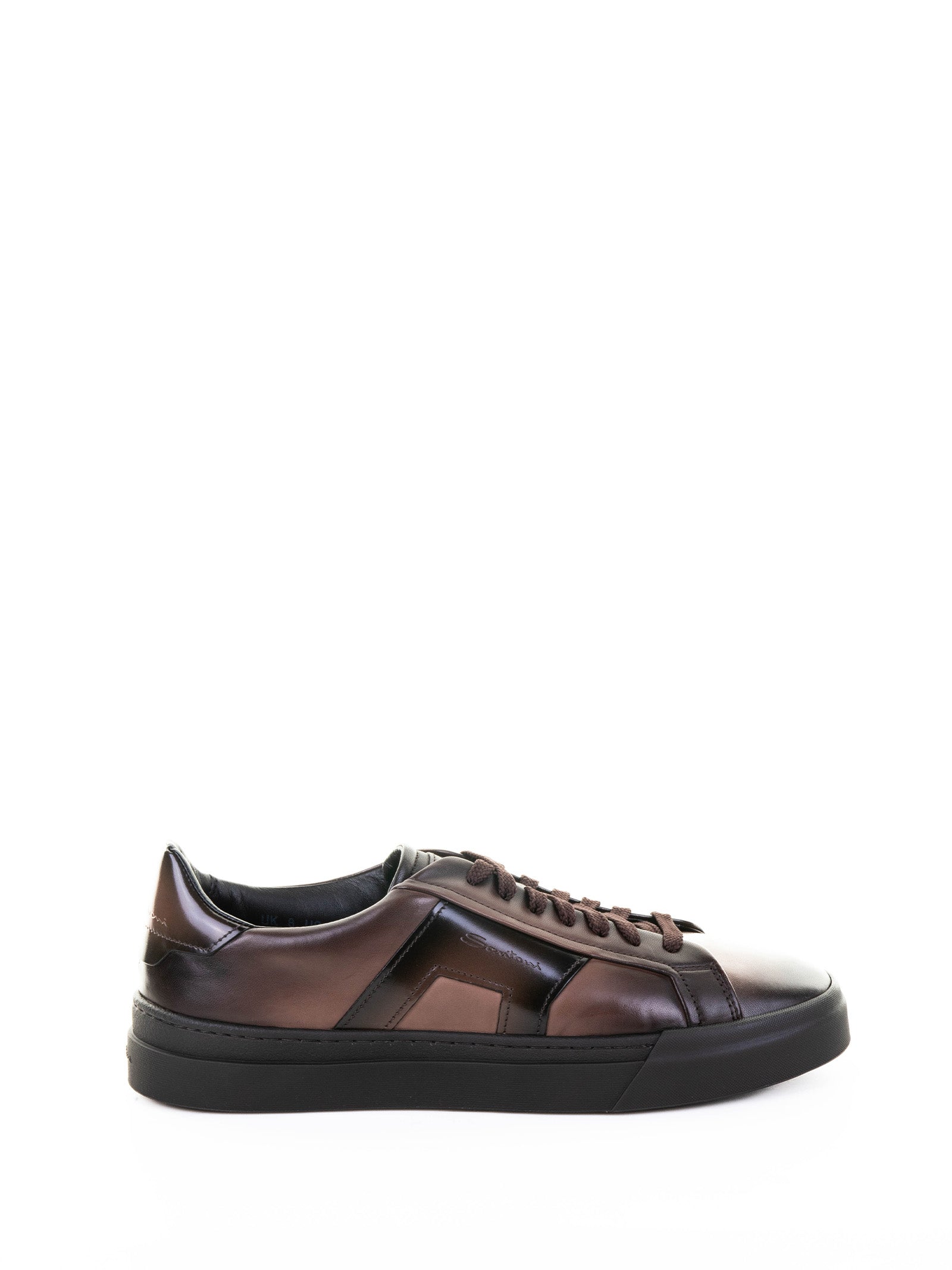 SANTONI Men's Leather Sneakers