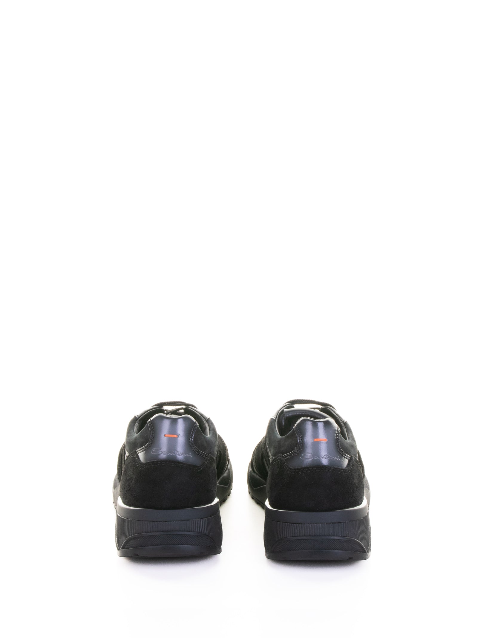 SANTONI Suede Sneakers for Men