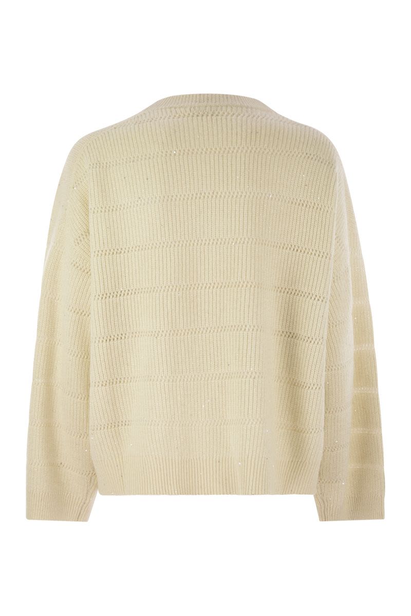 BRUNELLO CUCINELLI Cashmere and Wool Crew-Neck Sweater