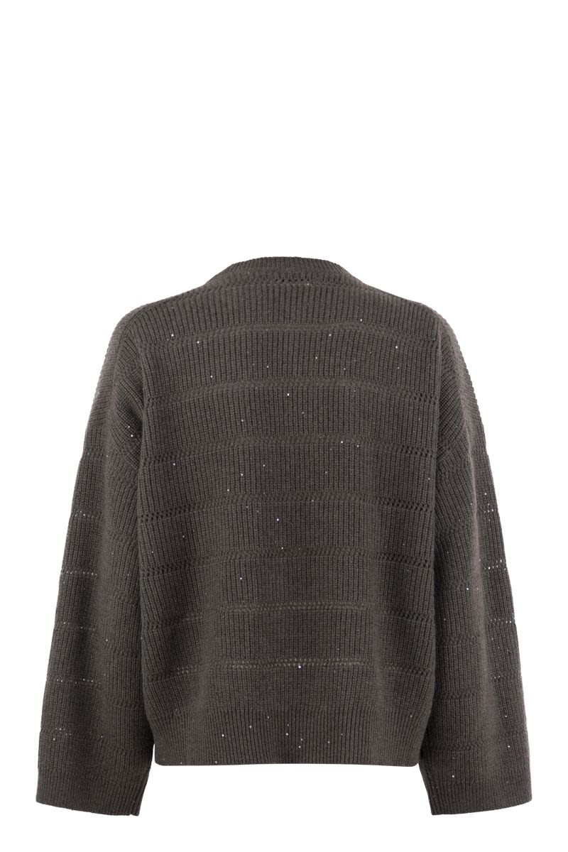 BRUNELLO CUCINELLI Cashmere and Wool Crew-Neck Sweater