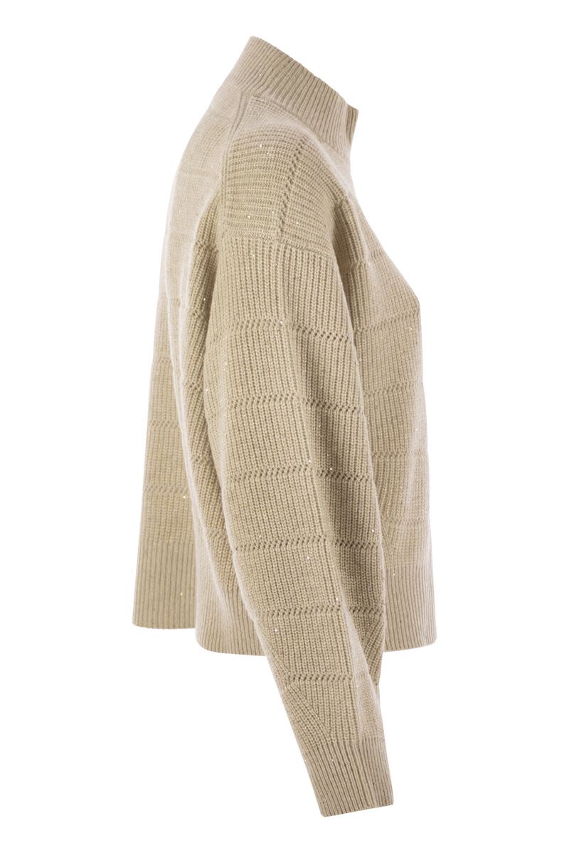 BRUNELLO CUCINELLI Cashmere and Wool Turtleneck Sweater