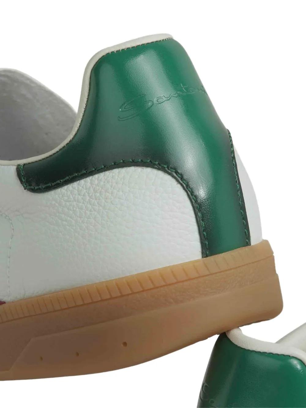 SANTONI Leather Sneakers for Men