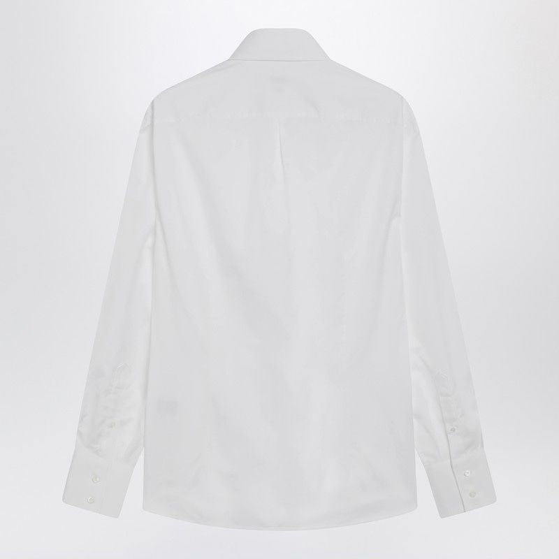 BRUNELLO CUCINELLI Cotton Long Sleeve Shirt with French Collar