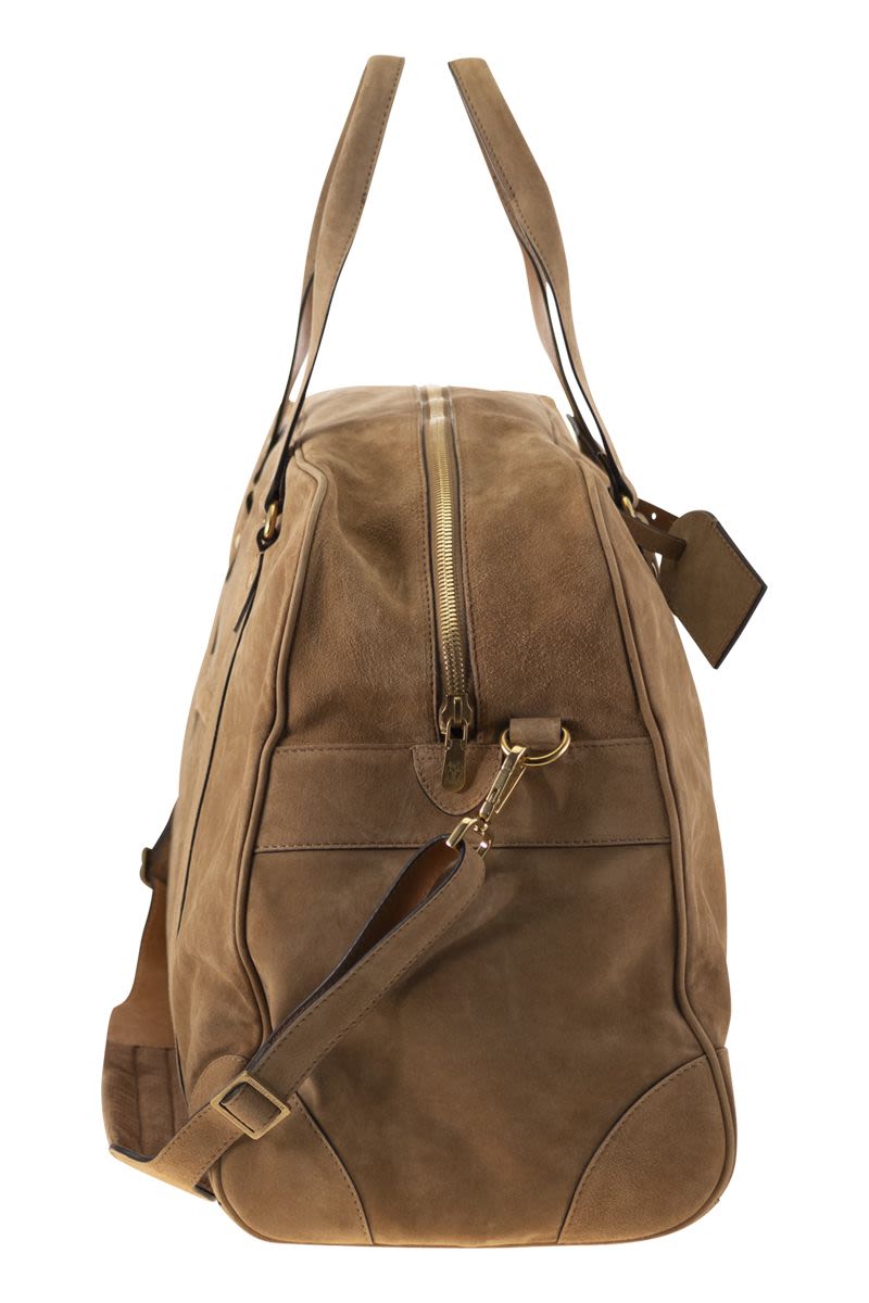 BRUNELLO CUCINELLI Elegant Weekender Handbag - Size 55 x 41 x 27 cm