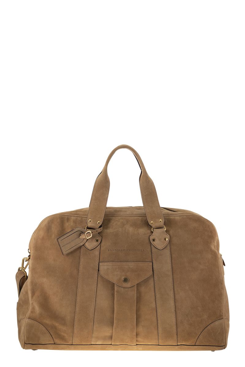 BRUNELLO CUCINELLI Elegant Weekender Handbag - Size 55 x 41 x 27 cm