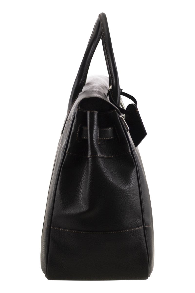 BRUNELLO CUCINELLI Country Handbag Mini in Grained Calfskin