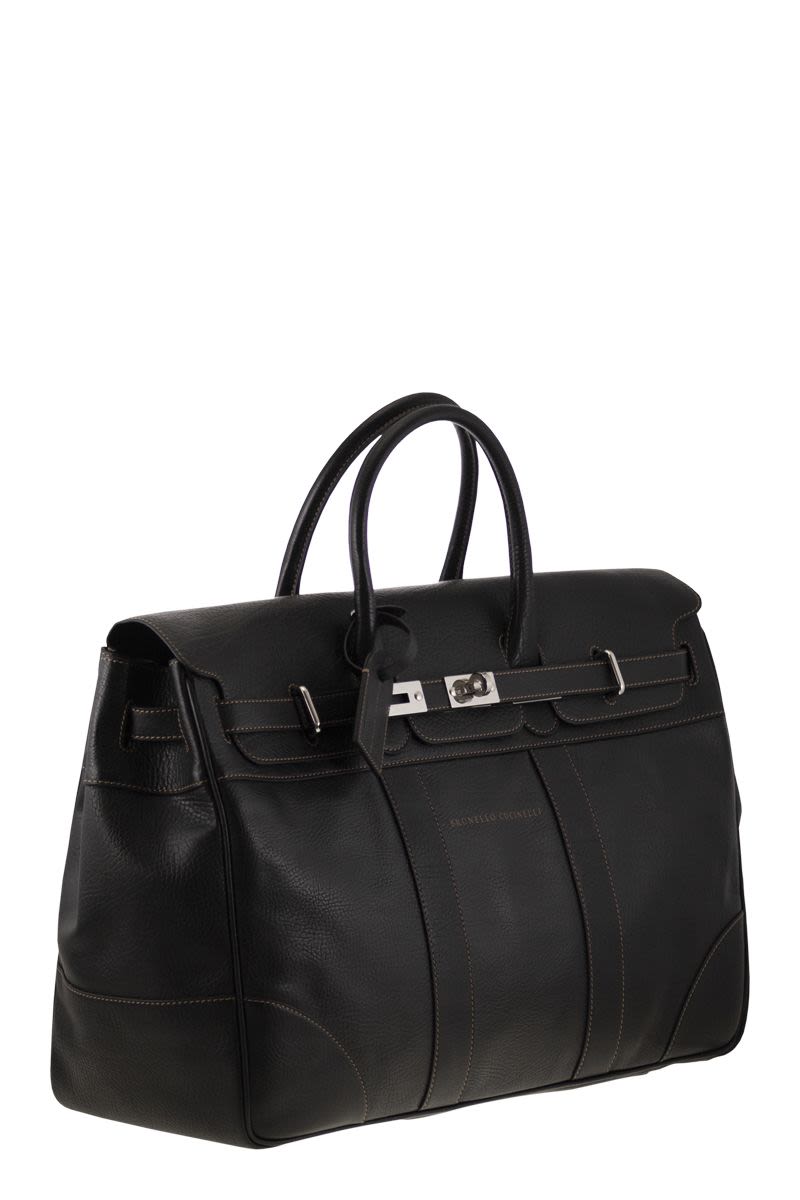 BRUNELLO CUCINELLI Country Handbag Mini in Grained Calfskin